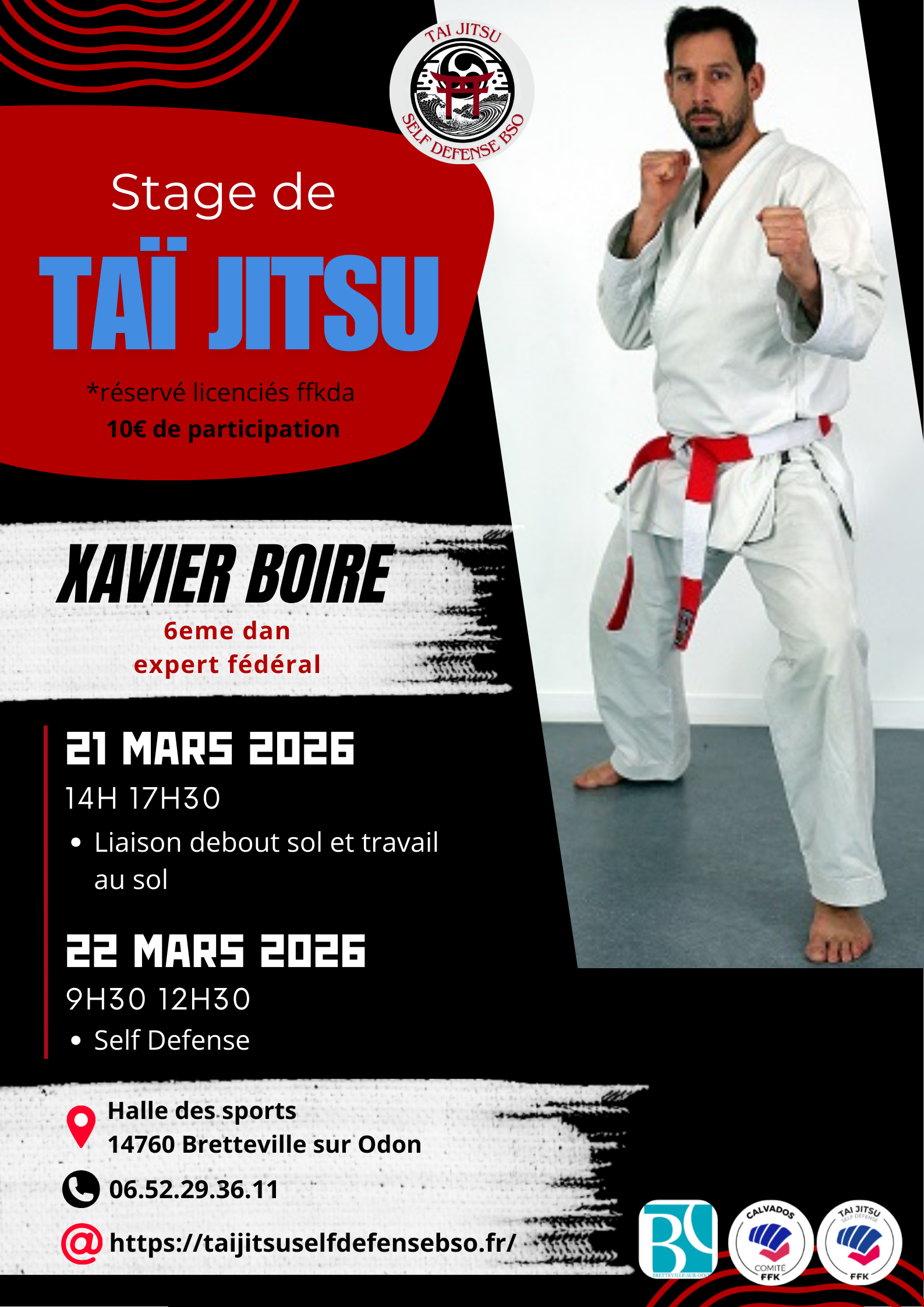 Affiche Stage Xavier Boire